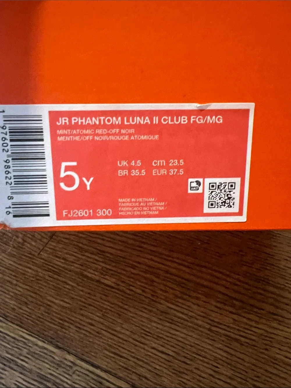 Nike Kids Mint Blue Soccer Cleats